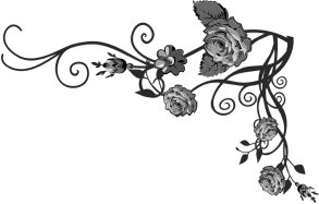 openclipart圖庫：Rose Floral Flourish 16