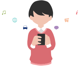 openclipart圖庫：Man Using Smartphone