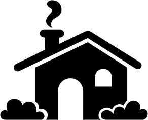 openclipart圖庫：House Icon Silhouette