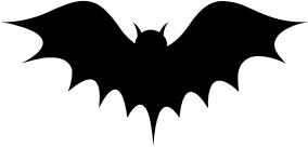 openclipart圖庫：Bat Silhouette