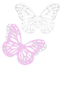 openclipart圖庫：cutted Butterflies