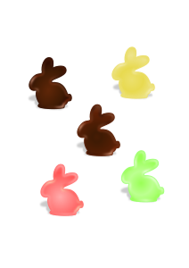 openclipart圖庫：chocolate bunnys