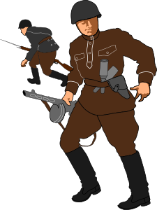 openclipart圖庫：Soviet soldiers