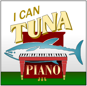 openclipart圖庫：Tuna Piano
