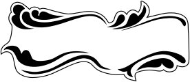 openclipart圖庫：Flourish Sign Black And White