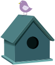 openclipart圖庫：Bird house