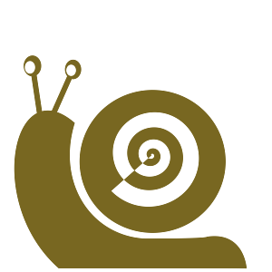openclipart圖庫：Snail- one color- flat! 