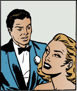 openclipart圖庫：Retro couple