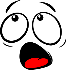 openclipart圖庫：Petrified Smiley Face Silhouette