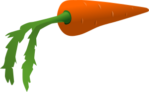openclipart圖庫：Cartoon Carrot