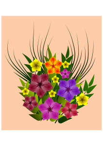 openclipart圖庫：Simple flowers
