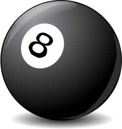 openclipart圖庫：8 ball