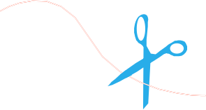 openclipart圖庫：Scissors and thread