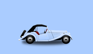 openclipart圖庫：Retro car, classic