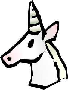 openclipart圖庫：unicorn icon