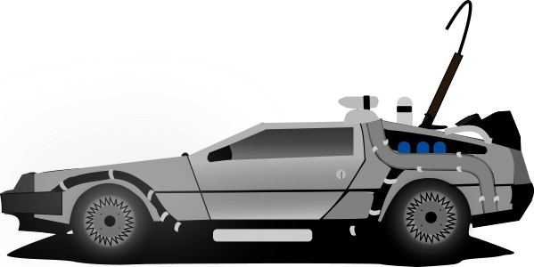 openclipart圖庫：Car delorean