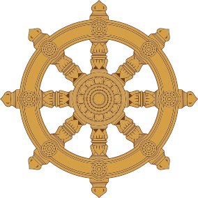 openclipart圖庫：Ornate Dharma Wheel