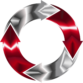 openclipart圖庫：Blood And Steel Circular Arrows
