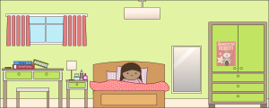 openclipart圖庫：Bedroom