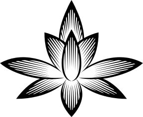 openclipart圖庫：Stylized Flower Silhouette