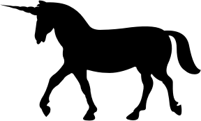 openclipart圖庫：Unicorn Silhouette 3