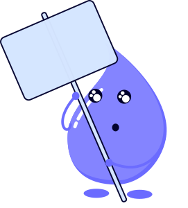 openclipart圖庫：Water Drop Placard