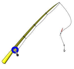 openclipart圖庫：Fishing rod