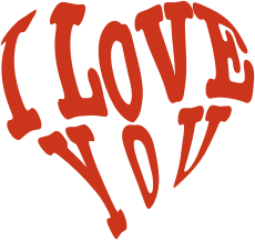 openclipart圖庫：I Love You