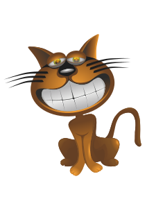 openclipart圖庫：Smiling Cat