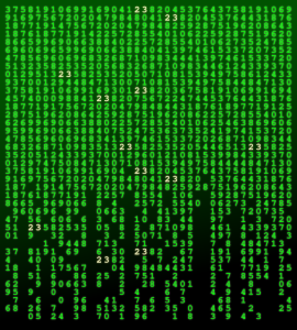 openclipart圖庫：Dropping numbers