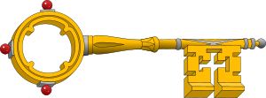 openclipart圖庫：Gold key