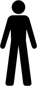 openclipart圖庫：Male Symbol Silhouette