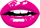 openclipart圖庫：Pink lips