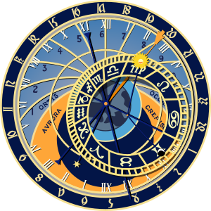 openclipart圖庫：Prague astronomical clock