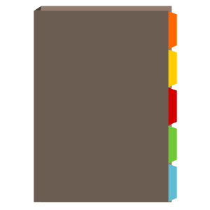 openclipart圖庫：Office Stationery- File Organizer sorter.