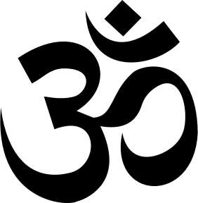 openclipart圖庫：Om Symbol Silhouette