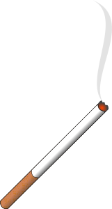 openclipart圖庫：Lit Cigarette