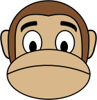 openclipart圖庫：Monkey Emoji - Sad