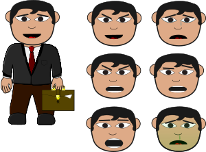 openclipart圖庫：Salary Man