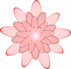 openclipart圖庫：Pink Flower