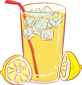 openclipart圖庫：Cold Glass Of Lemonade
