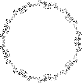 openclipart圖庫：Round Flourish Border 2