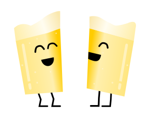 openclipart圖庫：Glasses of beer