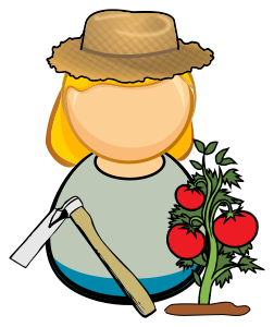 openclipart圖庫：Vegetable grower