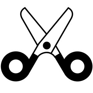 openclipart圖庫：scissors open icon