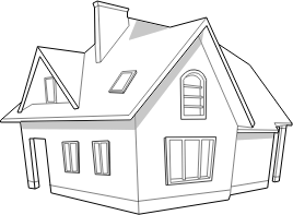openclipart圖庫：Modern house svg image for Videoscribe