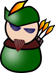 openclipart圖庫：Robin Hood User Picture