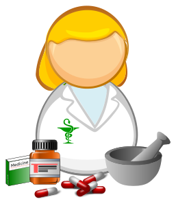 openclipart圖庫：Apothecary / pharmacist