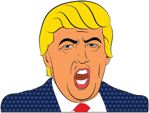 openclipart圖庫：Donald Trump Cartoon 2