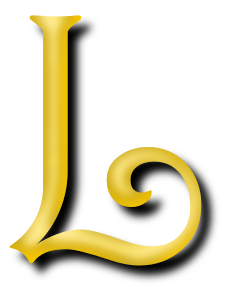 openclipart圖庫：Alphabet 13, letter L